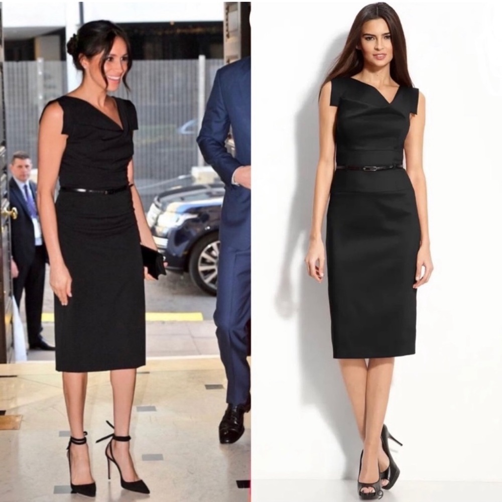 Jackie O Black Sheath Dress - Picture 12 of 13